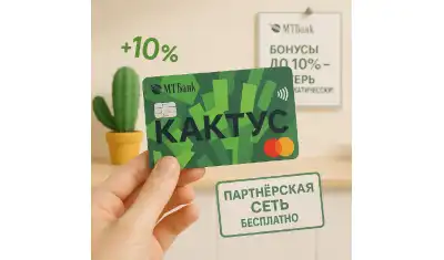 Изменения в программе лояльности «Кактус» от МТБанка: опция «Партнерская сеть» становится бесплатной