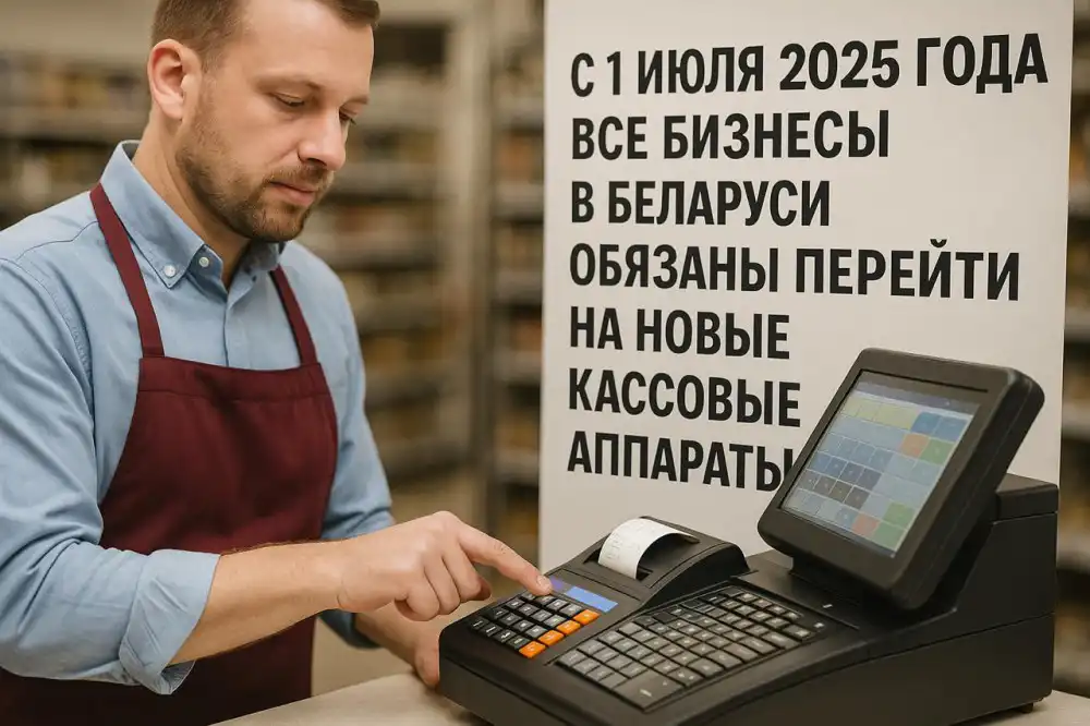 Обязательный переход на новые кассовые аппараты в Беларуси с 1 июля 2025 года